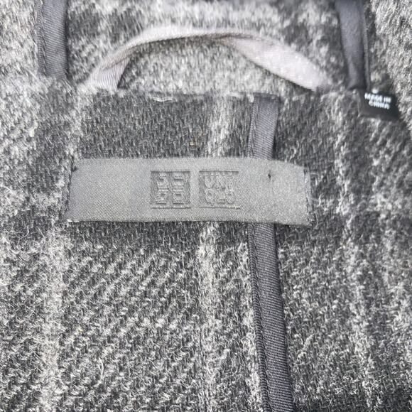 Uniqlo Duffle Coat, Toggle Coat, Mid length, Grey, Wool Blend, S, Small - Picture 8 of 10